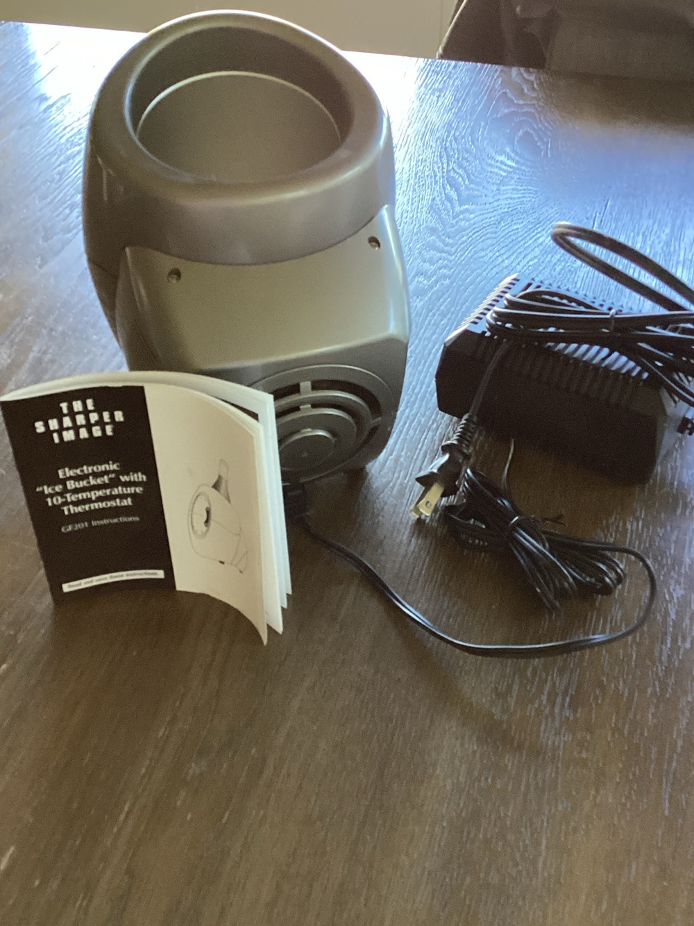 The Sharper Image Electronic 'Ice Bucket' - Gray